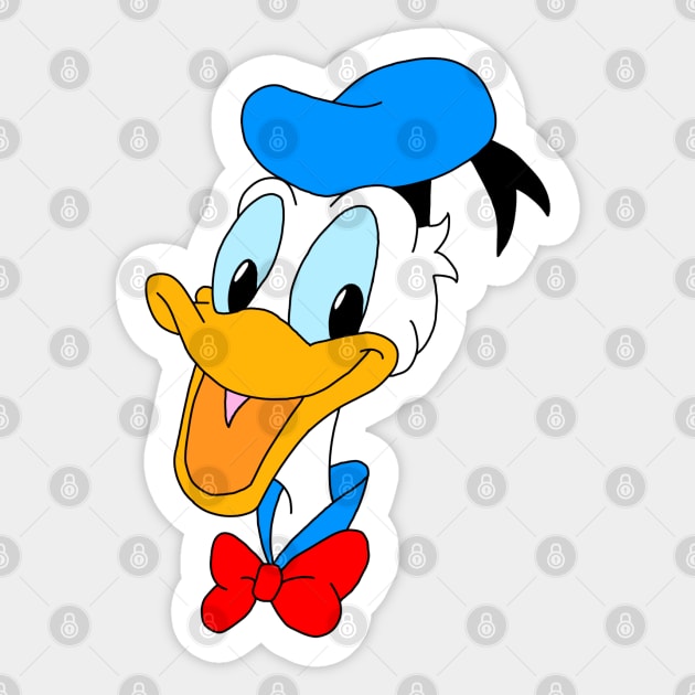 Donald Duck Sticker by BrittXJoe